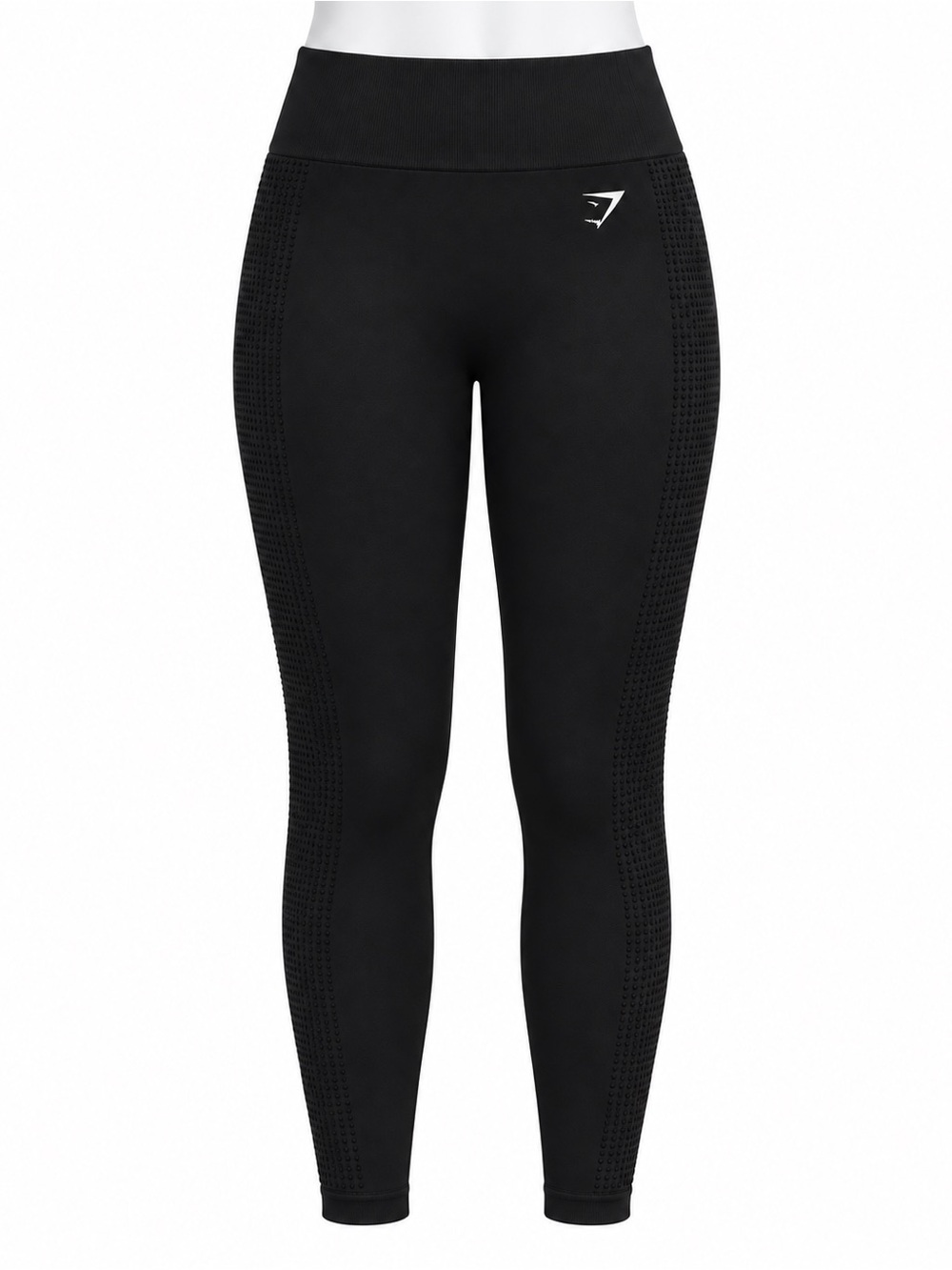 Size M Gymshark Women’s Steel Seamless Black Leggings